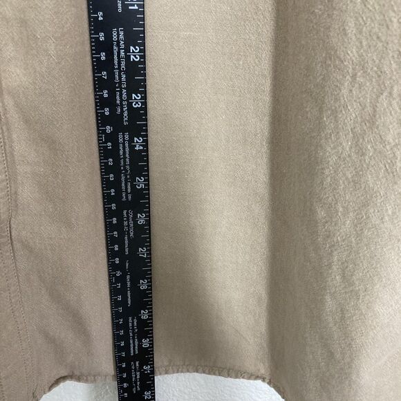 Carhartt Shirt Mens XL Khaki Button Up Long Sleeve Workwear Loose Fit Cotton - Picture 7 of 16